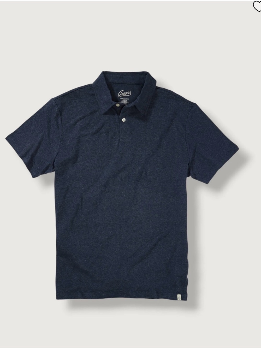 Grayers Navy Polo Men’s Shirt , size Large